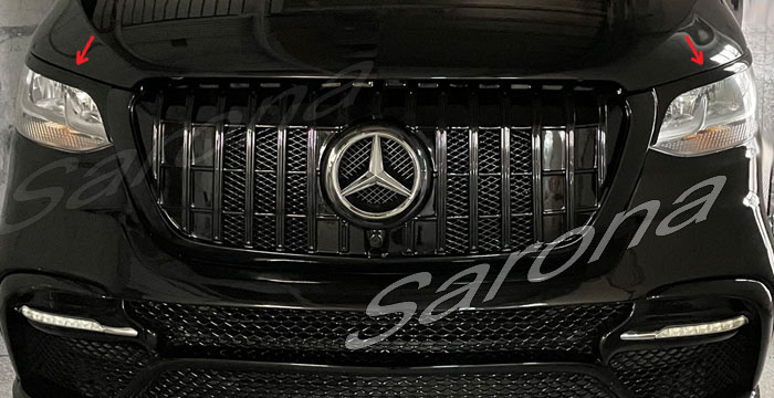 Custom Mercedes Sprinter  All Styles Eyelids (2019 - 2023) - $159.00 (Part #MB-009-EL)